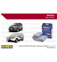 Peugeot Partner Tepee (araca özel üretim) Oto Branda Araç Örtüsü 2008 sonrası modeller Niken (Gri)