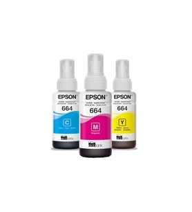 Epson 664 EcoTank L100 3 Renk Mürekkep Kartuşu