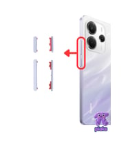 Redmi Note 14 4G Açma Kapama Ve Yan Ses Tuşu Plastik Düğme 24117RN76G Uyumlu