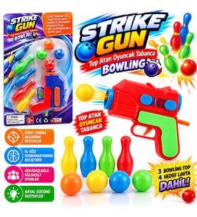 Top Atan Oyuncak Aksiyon Atıcısı Bowling