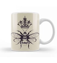 Queen Bee Kupa Bardak Porselen