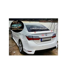 TOYOTA COROLLA BAGAJ SPOYLER (2013-2018) FİBERGLASS BOYASIZ