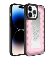 Apple iPhone 14 Pro Kılıf Aynalı Desenli Kamera Korumalı Parlak Zore Mirror Kılıf Ayna