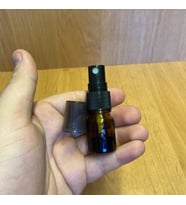 3 Ml Amber Cam Şişe Siyah Spreyli ,  3Cc Kahverengi Spreyli Boş Şişe x 6 Adet