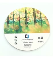 Alex Schoeller Yuvarlak Suluboya Blok 300 gr 20x20 cm 10 yp 