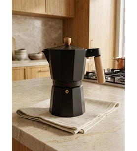 Bambum Garen - Moka Pot 9 Fincan Siyah