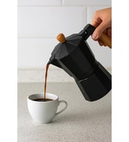 Bambum Garen - Moka Pot 9 Fincan Siyah