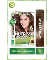 Garnier Nutrisse Yoğun Besleyici Kalıcı Krem Saç Boyası 6 Koyu Karamel