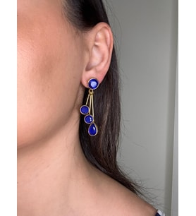 Kadir Jewellery22 Ayar Altın Kaplama Vintage Küpe -El İşçiliği Ve Hipoalerjenik Küpe