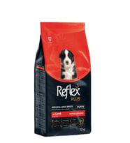 Reflex Plus Kuzu Etli Orta ve Büyük Irk Yavru Köpek Maması 12 Kg