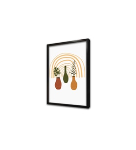 Line Art Objeler Çerçeveli Mdf Tablo