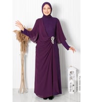 Damla Abiye Mor FHM886