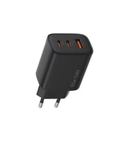 Rova SB118 65W 3 Çıkışlı Hızlı Şarj Adaptörü – PD Destekli USB-C + USB-A, Güvenlik Sertifikalı