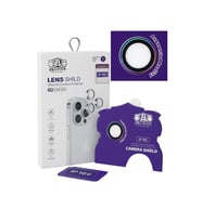 Uray store Apple iPhone 16E Bilvis Titan Kamera Lens - Rainbow