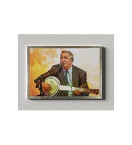 Postera Aramê Dîgran - Aram Tigran Çerçeveli Posteri (32X47 cm ÇERÇEVELİ) (Siyah-Gri)