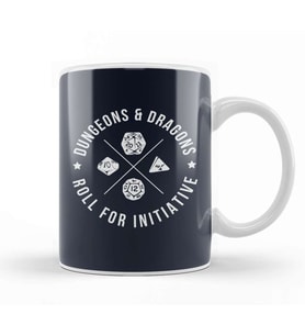 Dungeons And Dragons Roll For Initiative Kupa Bardak Porselen
