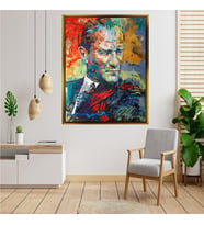 ÇERÇEVELİ ATATÜRK TABLO S455