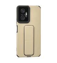 Xiaomi Redmi Note 10 Pro Kılıf Mega Standlı Silikon - Gold