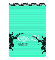 GIPTA CONVEX  A6 SPİRALLİ PP KAPAK BLOKNOT 100 YP. KARELİ DEFTER