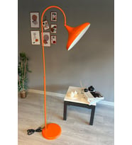 Turuncu Lambader Hareketli Başlık Modern Dekoratif Metal Oturma Odası Çalışma Odası