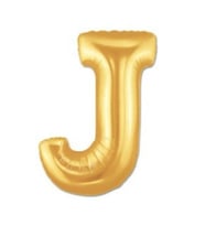 Folyo Balon J Harfi Gold ( altın ) Renk 100 Cm