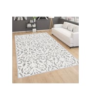 Rovigo Home Dijital Baskı Yıkanabilir Kaymaz Taban Salon Halısı  RVG1680 (Gri)