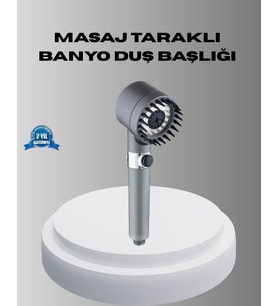 Spa Etkili Masaj Uçlu Duş Başlığı Ergonomik Tasarım
