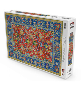 Nova Puzzle 1000 Parça Renkli Halı Deseni Puzzle