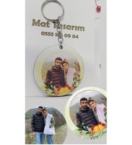 Ahşap Baskı Anahtarlık