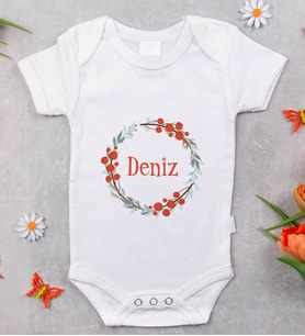 BK Kids Harfli İsimli Bebek Body Zıbın - Model 4