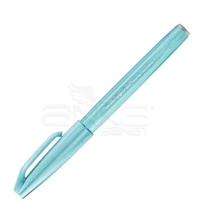 Pentel Brush Sign Pen Fırça Uçlu Kalem Pale Blue
