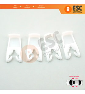 Renault Clio 2 3 Laguna 2 Espace 4 Megane 1 2 Scenic 1 2 İçin 4 Adet Cam Kriko Sabitleme Agraf Klips