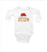 2024 Baskılı Uzun Kollu Bebek Body Zıbın