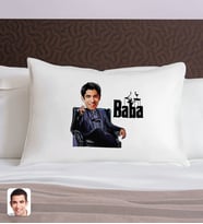 BK Gift Kişiye Özel Karikatürlü The Baba Tasarımlı Pamuklu Yastık Kılıfı-2 50x70cm, Babaya Hediye, Babalar Günü Hediyeleri