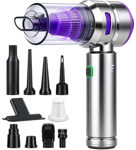 Lexroo VENENON® Kablosuz Araç Süpürgesi ve Hava Üfleyici, 19000Pa Güçlü Vakum