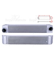 BMW 5 Serisi E60 2003-2010 Turbo Radyatörü (Intercooler) 543x100x105