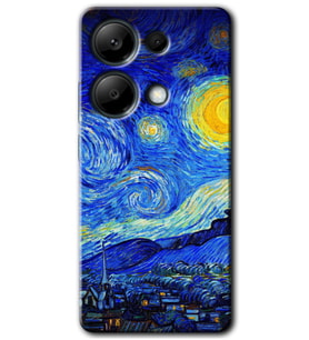 Poco M6 Pro Kılıf HD Desen Baskılı Kılıf - Starry Night