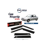 Cam Rüzgarlığı Renault 9-11 85-00 ile uyumlu (Siyah)