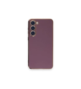 Samsung Galaxy S23 Plus Kılıf Volet Silikon - Mor