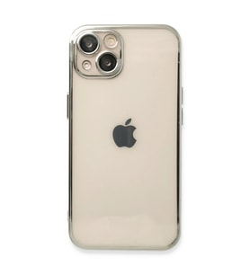 İphone 13 Kılıf Lensli - Gümüş