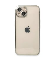 İphone 13 Kılıf Lensli - Gümüş