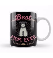 Worlds Best Schnauzer Mom 05 Kupa Bardak Porselen