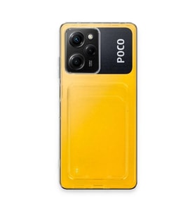 Po X5 Pro 5g Kılıf Kart Şeffaf  - Şeffaf