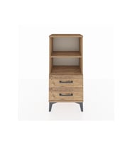 Arges Komodin 2 Raflı 2 Çekmeceli 44x30x96 Çam-Çam