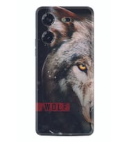 Pova 5 Kılıf Silikon Desen Özel Seri Wolf Eyes 1758