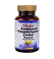 Balen Kalsiyum & Magnezyum & Çinko 100 Kapsül