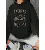 From You Baskılı Oversize Sweatshirt (Siyah)