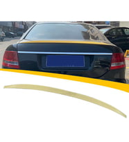 Audi A6 C6 Bagaj Üstü Spoiler Parlak Siyah Spoyler Plastik İthal 2005-2011