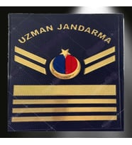 Uzman Jandarma 7 Kademeli Çavuş 3d Plastik TPU Rütbe, 2025 Yeni Tip, Cırtlı (Çok Renkli)