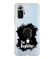 Xiaomi Redmi Note 10 Pro Uyumlu Kapak Dog Father Tasarımlı Şeffaf Silikon Kılıf